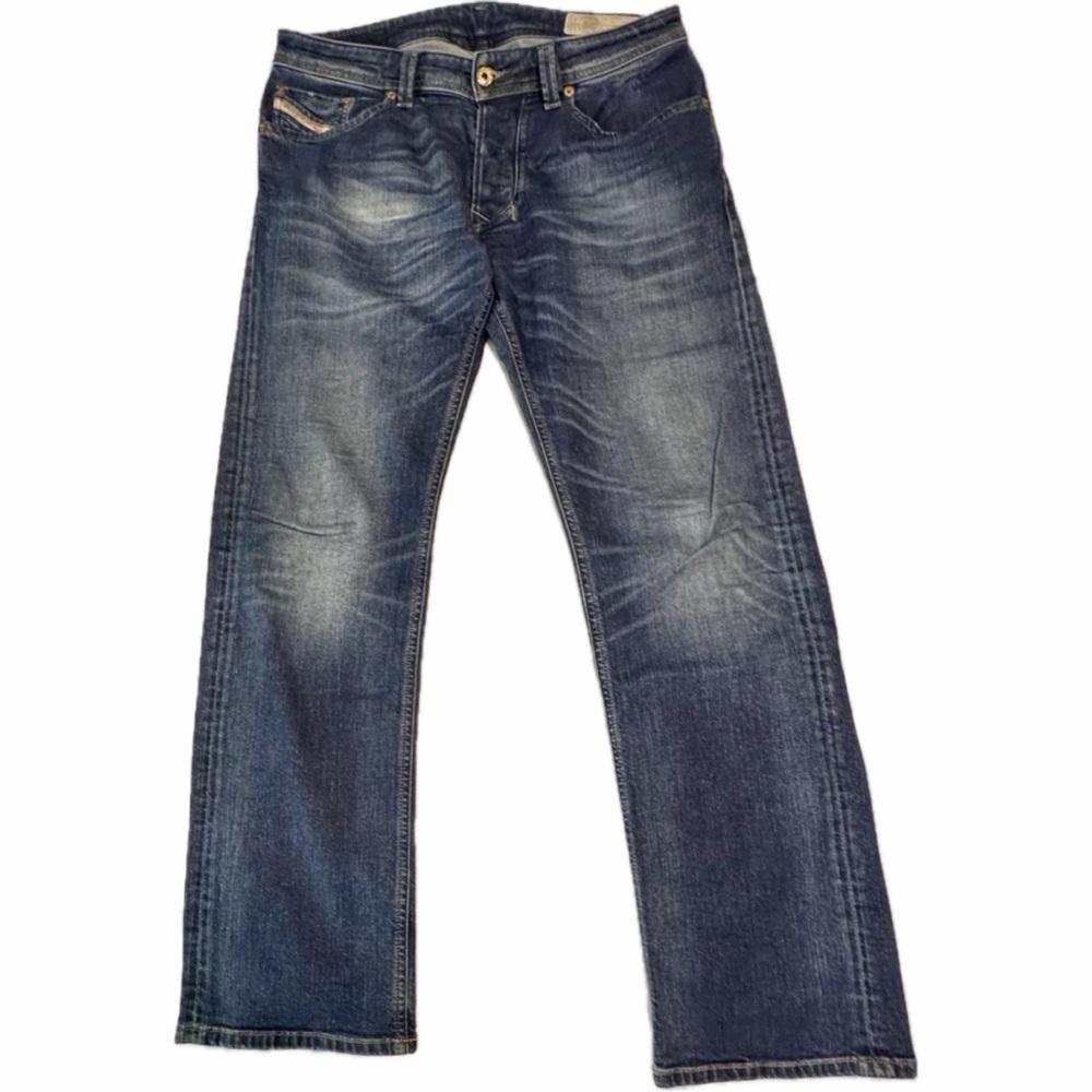 Diesel Larkee Men’s Straight Jeans W32 L30 – Dark Blue Spring Denim